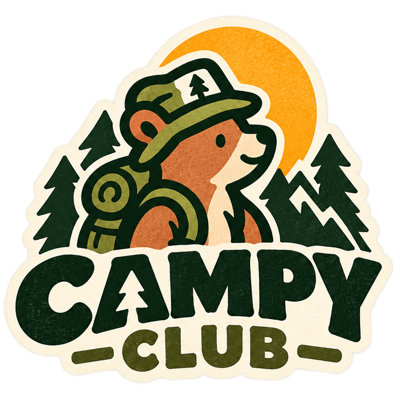 Logo Campy Club con oso